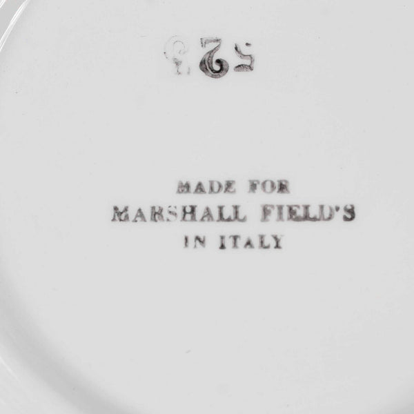 Marshall Field's Sz 14 x 2 White Multi 3648/39 Round Poinsettia Platter
