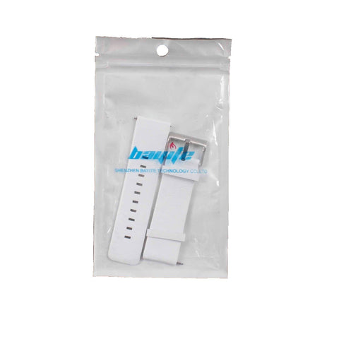 Bayite NEW White Silver 23mm 5.5-6.7" Fitbit Watch Band