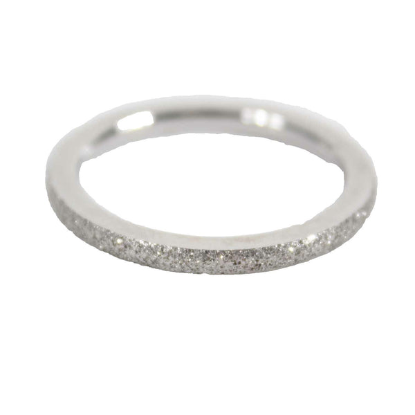 RSC 316 Stainless Steel Sz 9.25-9.5 Sparkly Band Ring