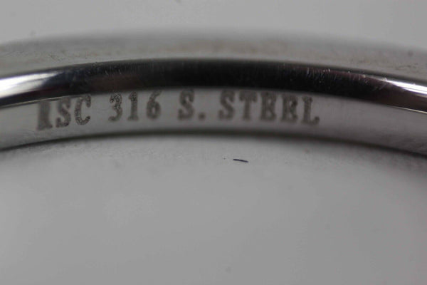 RSC 316 Stainless Steel Sz 9.25-9.5 Sparkly Band Ring