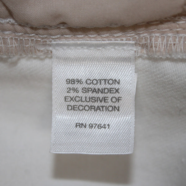 J Jill Capri Pant NEW $89 Authentic Fit Sz 18 x 24 White Full Leg Cotton Capri