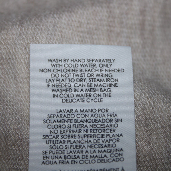 Cabi Sz S Tan Long Sleeve Loose Turtle Neck Rayon Spandex Top