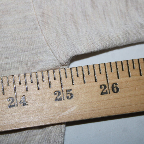 Cabi Sz S Tan Long Sleeve Loose Turtle Neck Rayon Spandex Top