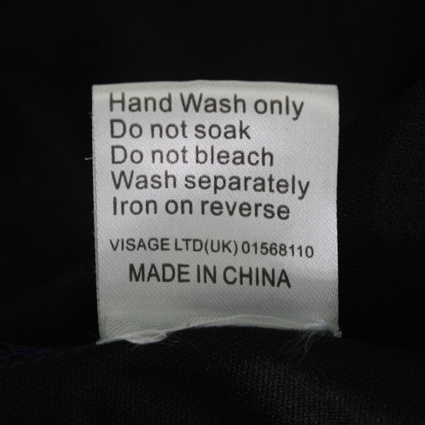 Fashion Union Sz 6 Navy Blue Cut Out Sides A Line Crop Top Vegan Suede Dress