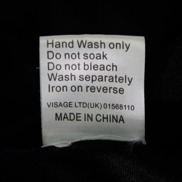 Fashion Union Sz 6 Navy Blue Cut Out Sides A Line Crop Top Vegan Suede Dress