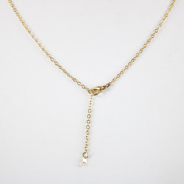 TRACY NEW Goldtone Rhinestone Accent 14.5" w 4.5" Multi Ring Ext Necklace
