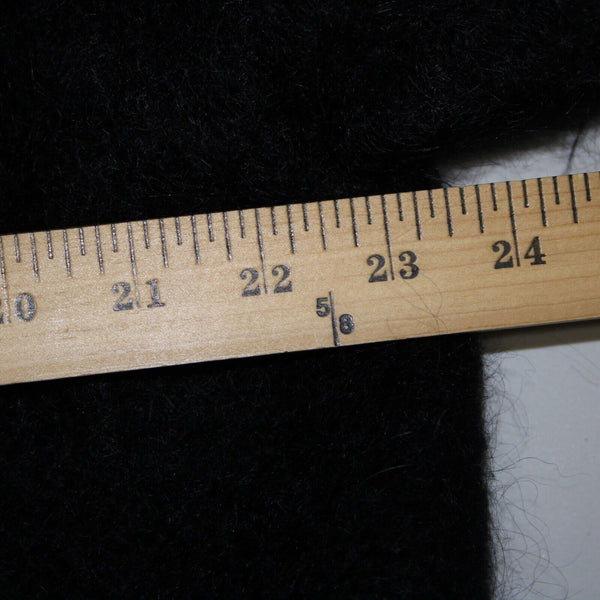 Tony Amaimo Sz L Black Tan Silver Wool Mohair Nylon Vintage 90's Big Jacket