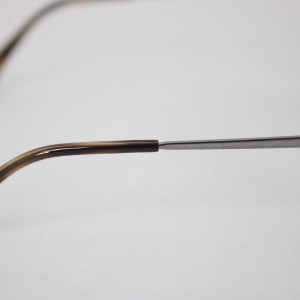 Ray Ban NEW Frames RB 7247D 2012 51 19 145 Brown Silvertone W/ Case Frames