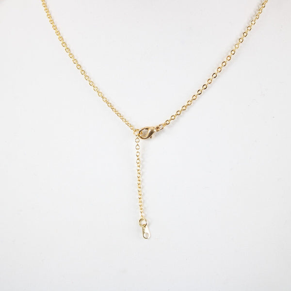 DEBBIE NEW Goldtone Rhinestone Accent 14.5" w 4.5" Multi Ring Ext Necklace