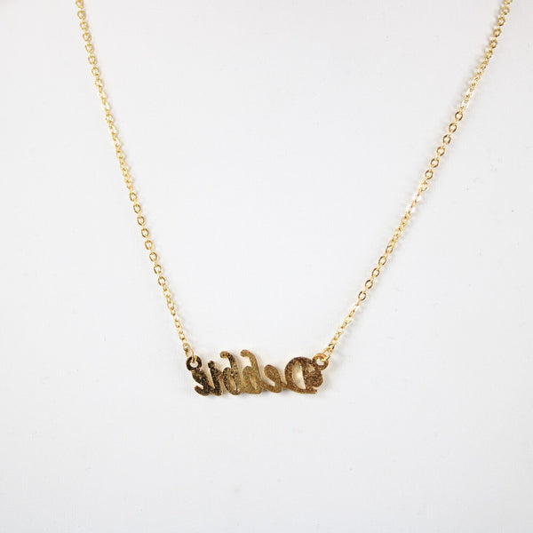 DEBBIE NEW Goldtone Rhinestone Accent 14.5" w 4.5" Multi Ring Ext Necklace