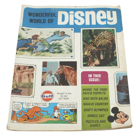 Wonderful World Of Disney 1968 Paperback Book