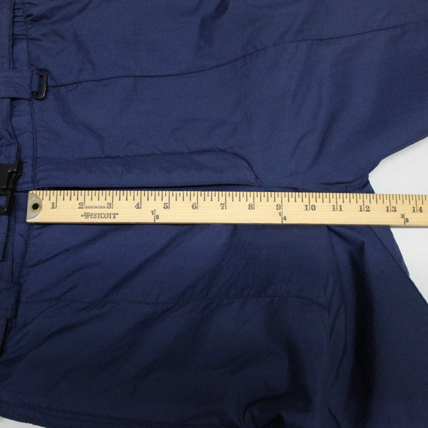 Sportina Sz M Navy Blue 100% Nylon Polyester Insulated Men's Vintage Ski Pant
