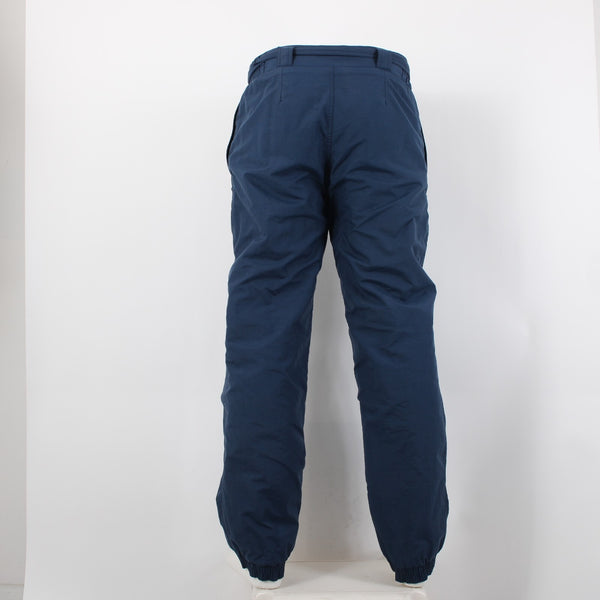 Sportina Sz M Navy Blue 100% Nylon Polyester Insulated Men's Vintage Ski Pant