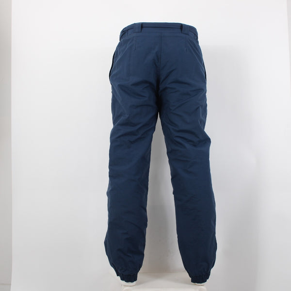 Sportina Sz M Navy Blue 100% Nylon Polyester Insulated Men's Vintage Ski Pant