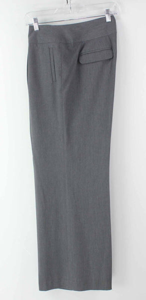 Style Co Sz 10 x 30.5 Gray Poly Spandex Pleated Front Straight Leg Pant