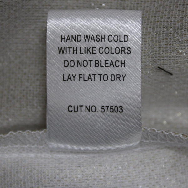 Entry Sz M Gold Lame' Black Glitter Zipper Faux Pockets Polyester Spandex Jacket