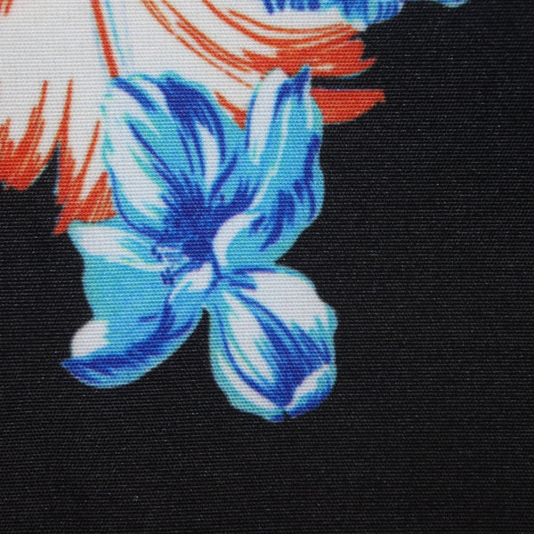 Clover Canyon Dress NEW $264 Sz XS Black Navy Multi Colored Floral Polyamide