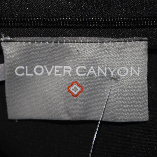 Clover Canyon Dress NEW $264 Sz XS Black Navy Multi Colored Floral Polyamide