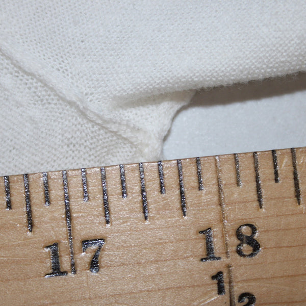 Ecru Top NEW $158 Sz S White Square Neck Long Sleeve No Fabric Label Top