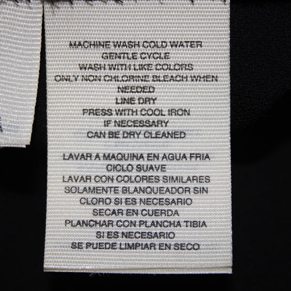 Rachael Roy Dress NEW $99 Sz S Black Draped Lined 100% Polyester Dress