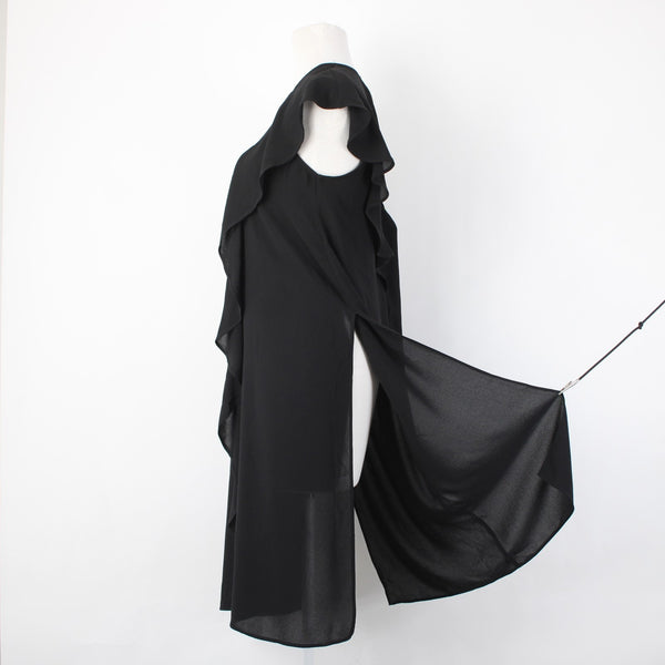 Rachael Roy Dress NEW $99 Sz S Black Draped Lined 100% Polyester Dress