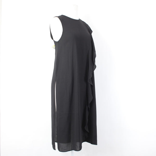 Rachael Roy Dress NEW $99 Sz S Black Draped Lined 100% Polyester Dress