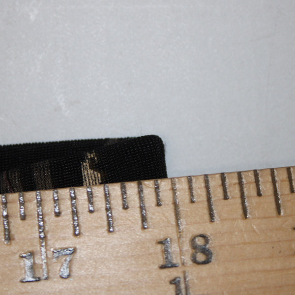 Citiknits Pant Sz 1X x 30 Black Tan Printed Straight Leg Pull On Acetate Pant