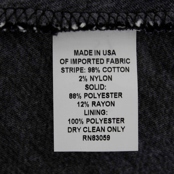 Drew NEW $225 Sz L Black White Stripe Zip Cotton Nylon Cardigan Sweater