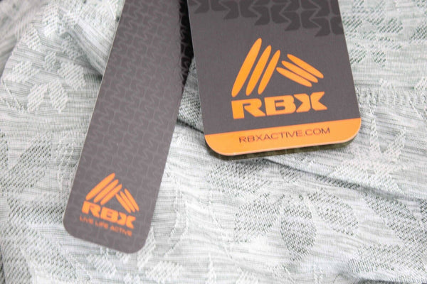 RBX NEW $58 Sz M x 22.5 Moss Multi Floral Texture Poly Blend Capri Legging