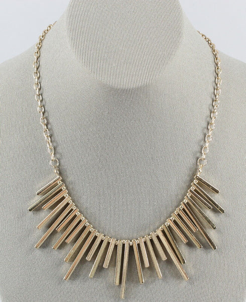 Apt 9 NEW Sz 20 + 2.5 Ext. Goldtone Bar Chain Fashion Necklace