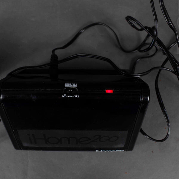 I Home 2 Go Black 6" Go Anywhere Play Anything Stereo Speaker System