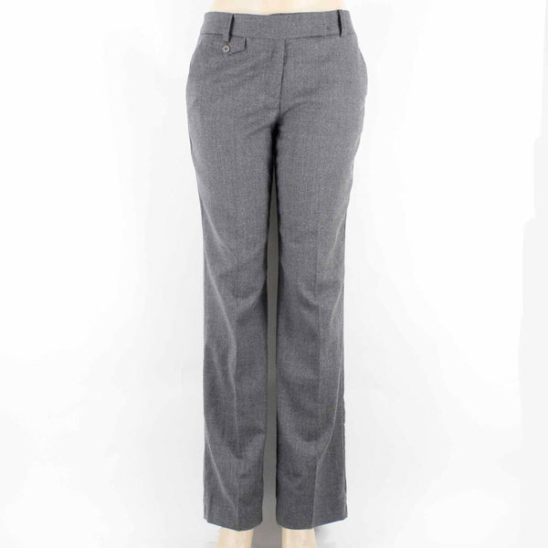 Talbots NEW Sz 2 x 31.5 Gray Wool Blend Straight Hip Thigh Trouser Pant