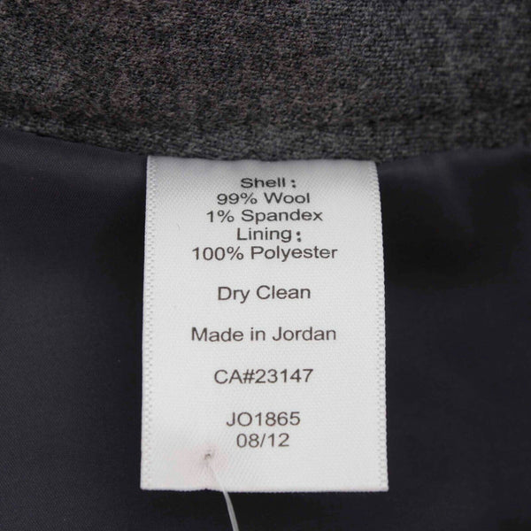 Talbots NEW Sz 2 x 31.5 Gray Wool Blend Straight Hip Thigh Trouser Pant