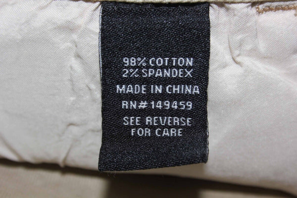 Ashley Mason NEW $29 Sz 26 X 27.5 Tan Button Destroyed Cotton Blend Jean