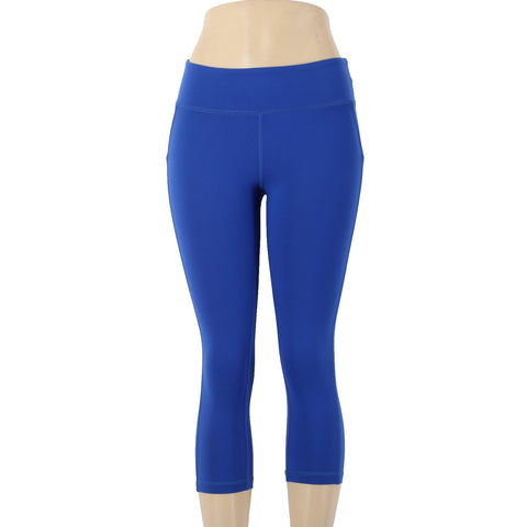 Alo Sport Sz XS x 18 Blue Elastic Waist Pull On Nylon Elastane AW Pant