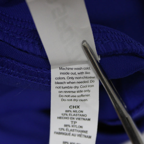 Alo Sport Sz XS x 18 Blue Elastic Waist Pull On Nylon Elastane AW Pant