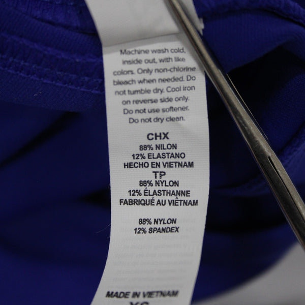 Alo Sport Sz XS x 18 Blue Elastic Waist Pull On Nylon Elastane AW Pant
