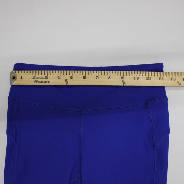 Alo Sport Sz XS x 18 Blue Elastic Waist Pull On Nylon Elastane AW Pant