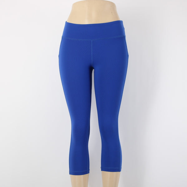 Alo Sport Sz XS x 18 Blue Elastic Waist Pull On Nylon Elastane AW Pant