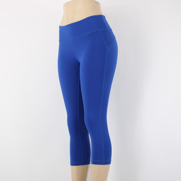 Alo Sport Sz XS x 18 Blue Elastic Waist Pull On Nylon Elastane AW Pant