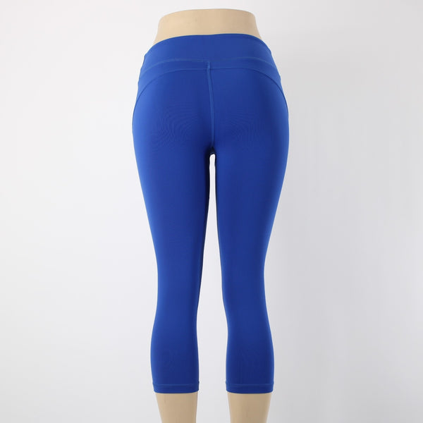 Alo Sport Sz XS x 18 Blue Elastic Waist Pull On Nylon Elastane AW Pant