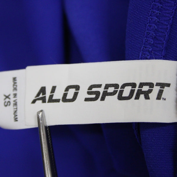 Alo Sport Sz XS x 18 Blue Elastic Waist Pull On Nylon Elastane AW Pant
