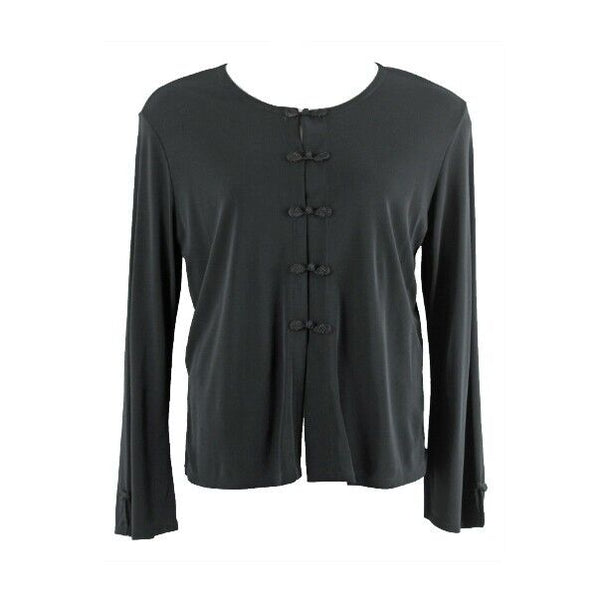 Carole Little NEW $98 Black Geisha Girl Rayon Polyester Cardigan Jacket