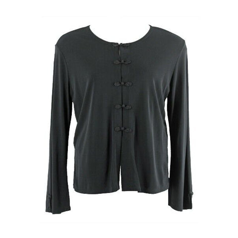 Carole Little NEW $98 Black Geisha Girl Rayon Polyester Cardigan Jacket
