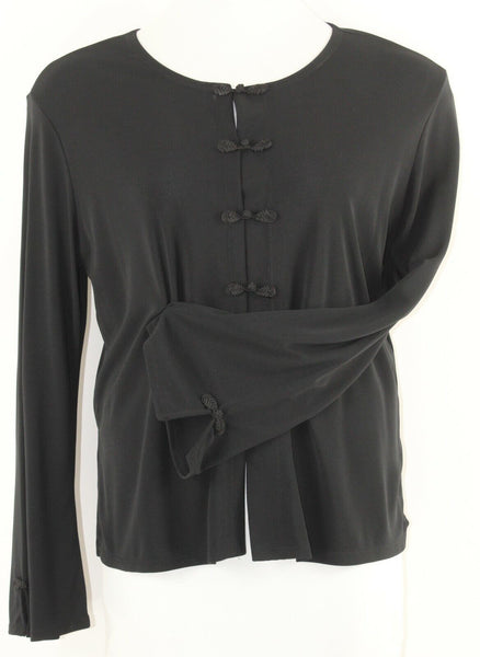 Carole Little NEW $98 Black Geisha Girl Rayon Polyester Cardigan Jacket