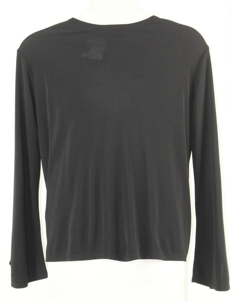 Carole Little NEW $98 Black Geisha Girl Rayon Polyester Cardigan Jacket
