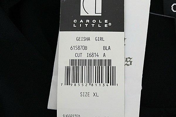 Carole Little NEW $98 Black Geisha Girl Rayon Polyester Cardigan Jacket