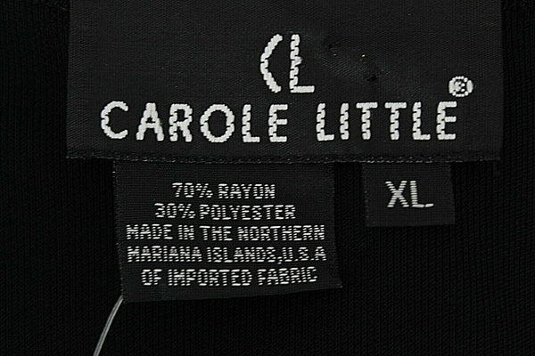 Carole Little NEW $98 Black Geisha Girl Rayon Polyester Cardigan Jacket