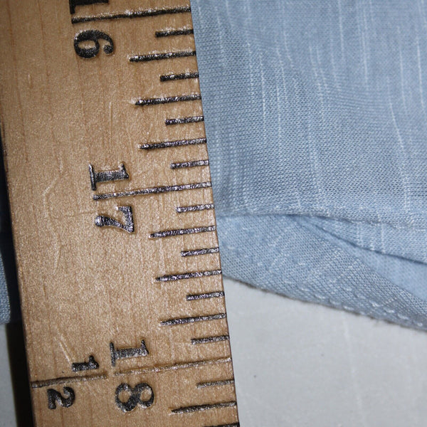 Pure Good Anthropologie NEW $38 Sz S Sky Blue Twist Front Polyester Rayon Top