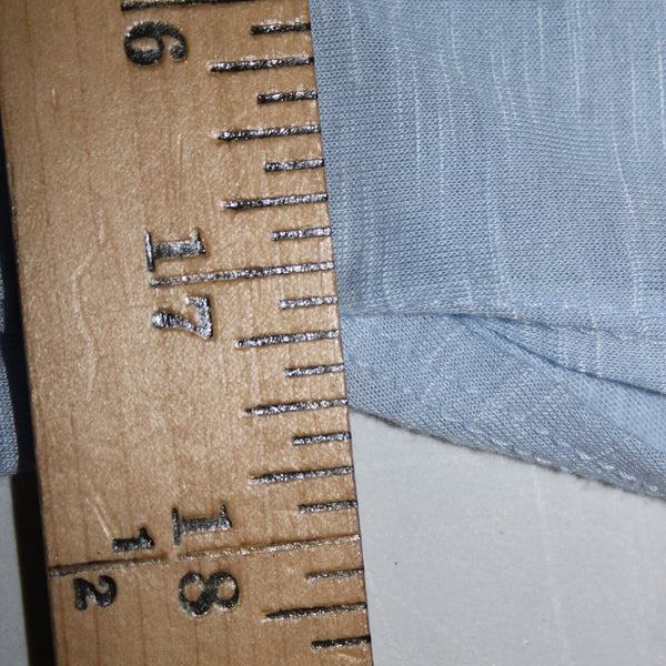 Pure Good Anthropologie NEW $38 Sz S Sky Blue Twist Front Polyester Rayon Top